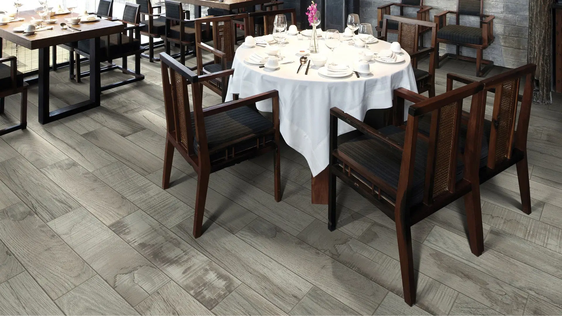 Commercial Flooring in Restaurant