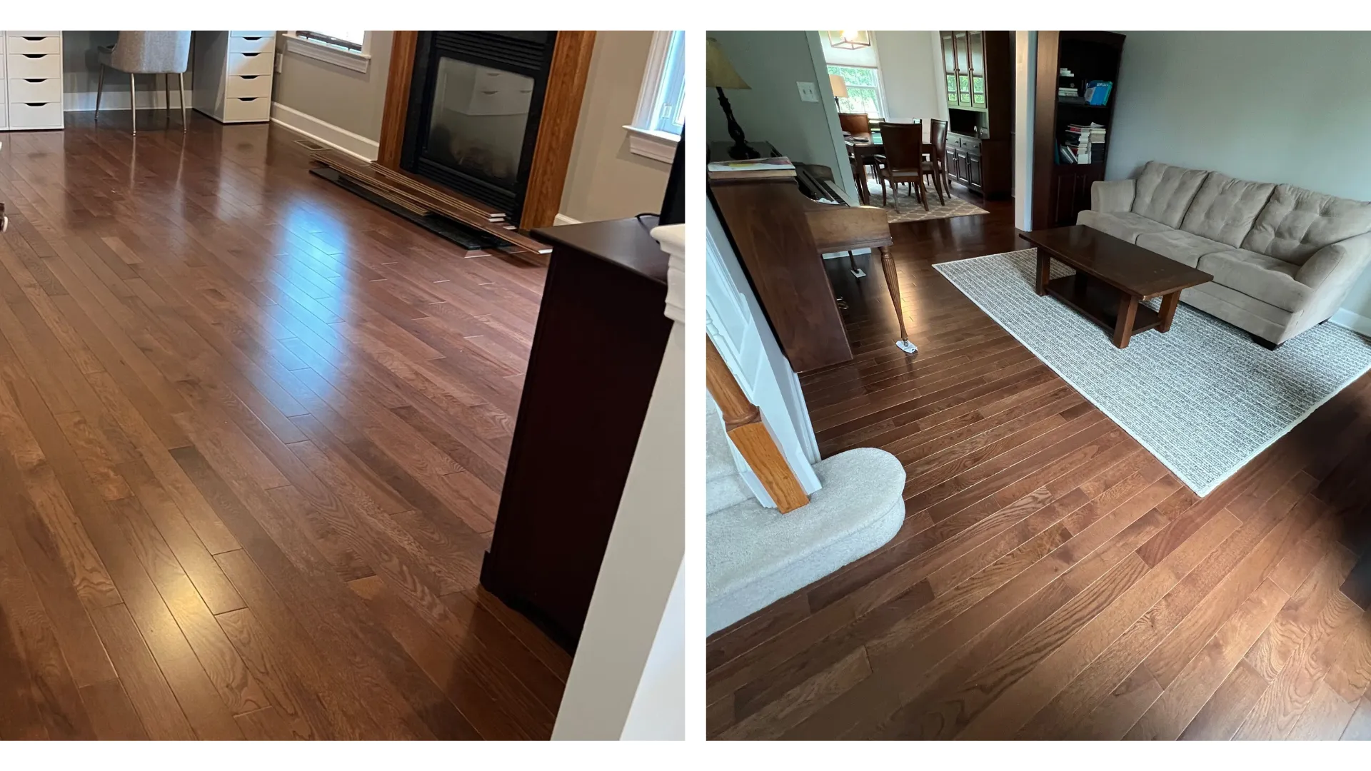 Hardwood Flooring in Sitting Room